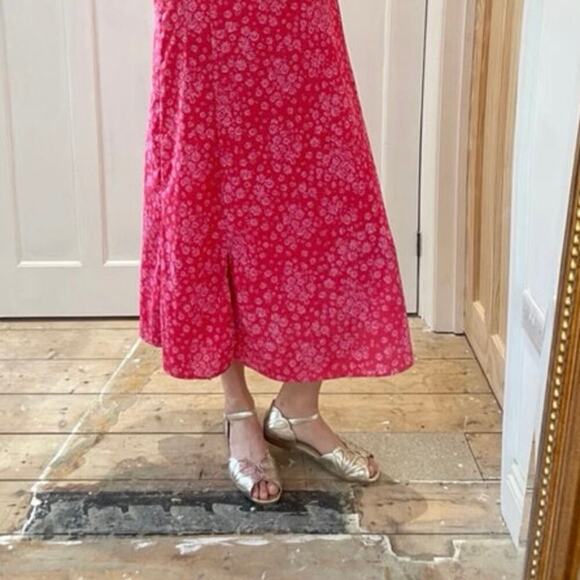 Otto + Ivy Lola Gold Leather Flat Plus Wide Larger Sizes Sandals NWOT 43 / 11 - Picture 2 of 10